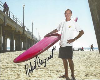 Robert August Signed 8 X 10 Photo Surf Surfing Legend