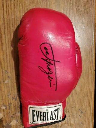 Joe Frazier Signed Everlast Boxing Glove 100 Authentic Done At One My Shows