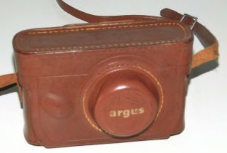 Vintage Argus Colormatic Camera Range Finder F/3.  5 50mm Coated Cintar Lens