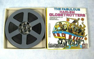 Vtg THE FABULOUS HARLEM GLOBETROTTERS 8mm Sound Film Castle Films 3053 2