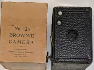 Kodak Brownie No 2a Model B 1916 With Box - Made Usa
