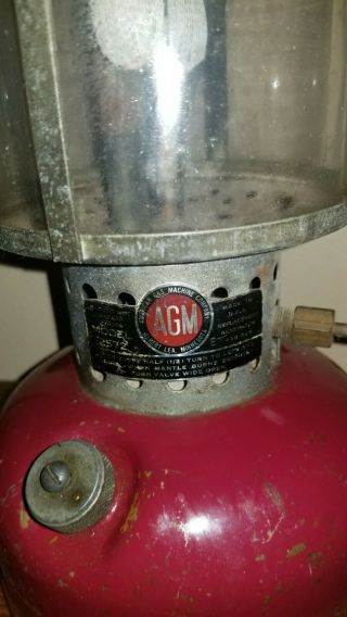 Vintage AGM Lantern American Gas Machine Company,  US Model 2572 2