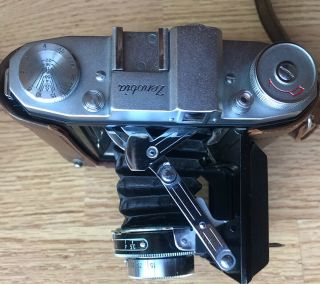 Zenobia Vintage Folding Camera No.  71945 75mm 1:3.  5 Hespar Opt Lens