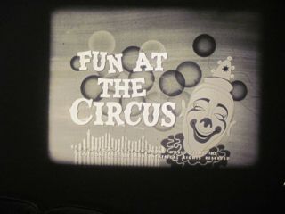 16 Mm B & W Sound Castle Films Fun At The Circus 1955