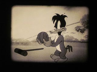 16 mm B&W Sound Castle Films Woody Woodpecker Cartoon Wicky Wacky 1951 3