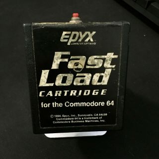 Vintage Epyx Fast Load Cartridge For Commodore 64 With Switch Mod