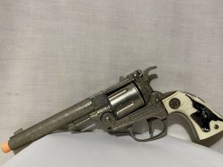 Vintage Hubley Texan 38 Die Cast Revolver Toy Cap Gun