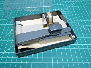 8 Adhesive Tape Splicer (cir),  Metal Guillotine,  Vintage,  Italy
