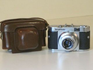Voigtlander Vito B 35mm Rangefinder Film Camera & Case,  Parts/repair
