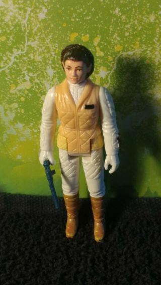 Vintage Star Wars 1980 Princess Leia Hoth Action Figure With Blaster