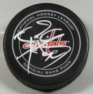 Braden Holtby Signed Washington Capitals Official Game Hockey Puck 1007253