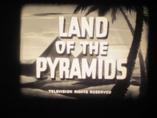 16 Mm B&w Sound Castle Films 1951 Land Of The Pyramids Egypt / Cairo 243
