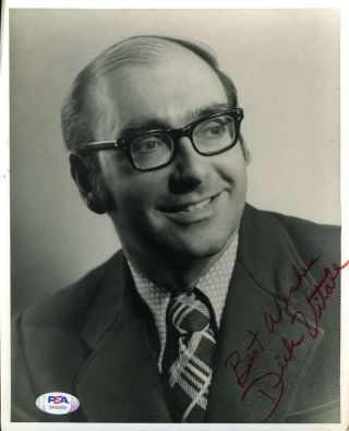 Dick Vitale Psa Dna Autograph Hand Signed 8x10 Vintage Photo Autograph