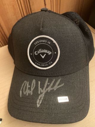 Callaway Cap Signed By Phil Mickelson.