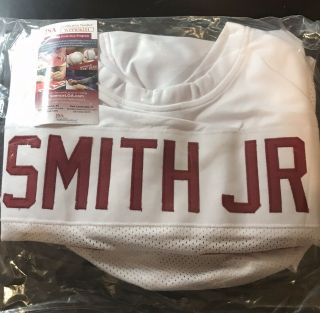 Irv Smith Jr Autographed Alabama Crimson Tide Jersey White Jsa Vikings Te