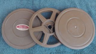 Dual Reel Center Adapter And Case.  8 Mm / 8 Mm Movie Film Made In Usa