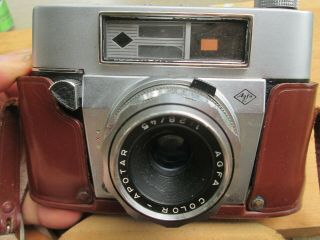 Agfa Camera With Case.  Ac 4092.  Prontor Svs.  Solina.  Germany