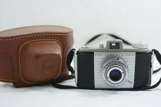 Antique Vintage Kodak Pony 828 Camera With Case And Strap 1949 - 59