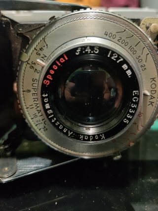 KODAK Monitor Six - 16 Folding Camera - Anastigmat SPECIAL f/4.  5 127mm 2