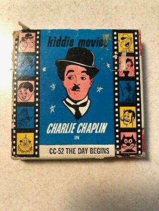 1930s/40s Charlie Chaplin In " The Day Begins " Metro Films 50ft 8mm Movie