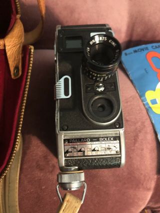Vintage Paillard - Bolex 8mm Silver Movie Camera