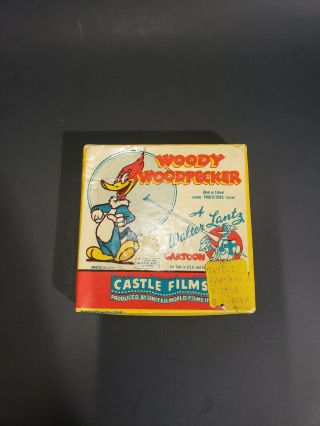Woody Woodpecker - Vintage Castle Films - 8mm/16mm Well Oiled 493
