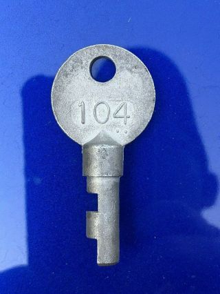 Vintage Sargent & Greenleaf 104 High Security Environmental Padlock Key
