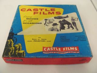 16 Mm Sound Castle Films - Woody Woodpecker Cartoon - Boxcar Bandit - 1964