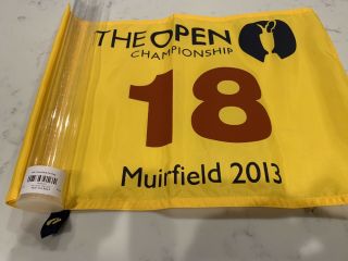 2013 British Open Championship Flag Phil Mickelson