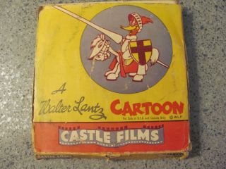 16 Mm B & W Sound 494 Walter Lantz Cartoon: " Salt Water Daffy ,  Castle Films