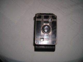 Eastman Kodak Jiffy Six - 20 Folding Vintage Film Camera Twindar Lens Art Deco Usa