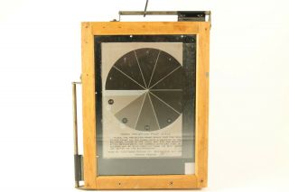 Vintage Kodak Wood Auto Mask Printing Frame & Print Scale For Negatives 4 " X 5 "