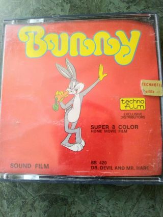 " Bugs " Bunny Bb 420 " Dr.  Devil And Mr.  Hare " 8mm Color Sound 1972