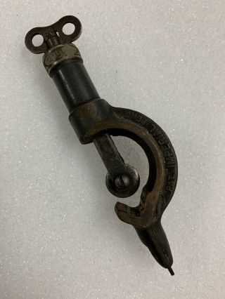 Vintage Imperial Chicago HVAC / Plumbing Pipe Cutter Tool / Steampunk Awesome 2