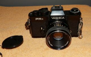Yashica Fr I 35mm Film Camera W/ Yashica Dsb 1.  9 50mm Lens