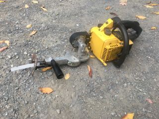 Mcculloch Pro Mac 510 Vintage Chainsaw With Versa Tool Vt200 Attachment,  Look