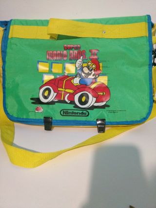 Vintage Mario Bros 2 Bag Nintendo