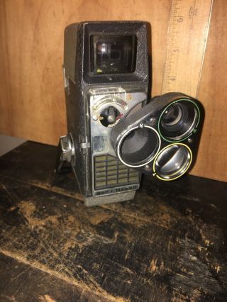 Vintage Bell & Howell Zoom Movie Camera Film Electric Eye Or Restore.