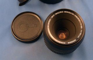 Vintage Minolta Mc Macro 50mm F3.  5 Celtic Lens