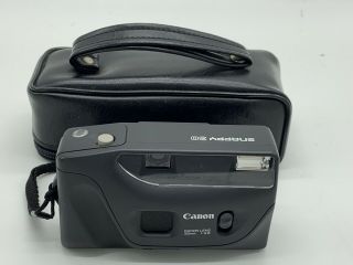 Canon Snappy 30 Camera 35mm Black With Carry Case