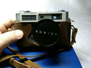 Vintage Konica Auto S2 Hexanon Lens 48 Mm 1:2 Film Camera Case