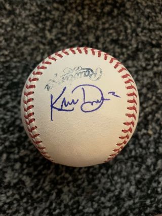 Khris Davis Signed Autographed Baseball Mlb Brewers A’s Game