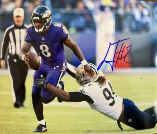Lamar Jackson Signed Baltimore Ravens 8x10 Photo