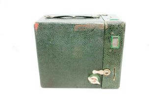 1900S ANTIQUE DARK GREEN KODAK NO.  116 BOX CAMERA 2