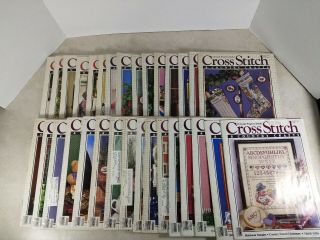 Cross Stitch & Country Crafts Magazines 31 Issues 1980s & 1990 