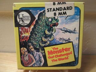 Vintage 1967 8mm Film Movie The Monster That Challenged The World Inside Box Usa