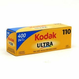 Kodak Ultra 400 Iso 110 Film 24 Exposures; Expired 2008; Kept In Fridge