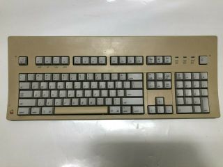 Apple Macintosh Extended Keyboard Model M0115 Usa - - Vintage Alps Yellow