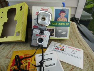 Imperial Satellite 127 Camera With Flash And It Box And Instructions Very