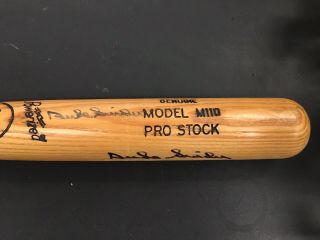 Duke Snider Signed Twice,  Baseball Bat Louisville Slugger Jsa Autograph Hof